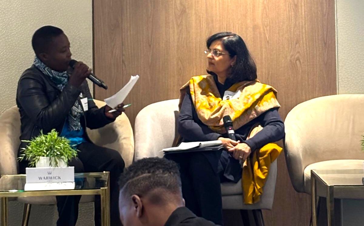 CHW, Millicent Miruka with Gavi CEO