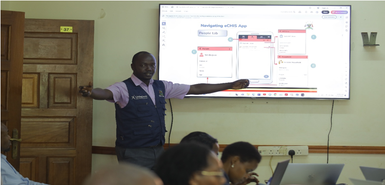 John Lembuzi, Living Goods’ Regional Digital Health Officer, shares insights on the eCHIS implementation journey with conveners, highlighting successes, lessons learned, and opportunities for scaling digital health innovations.